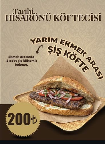 Ekmek arası has köfte